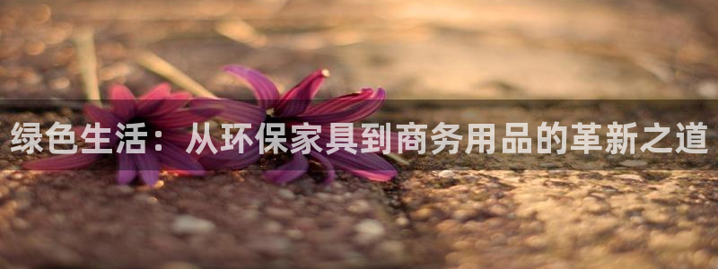 杏宇客户端登录：绿色生活：从环保家具到商务用品的革新之道