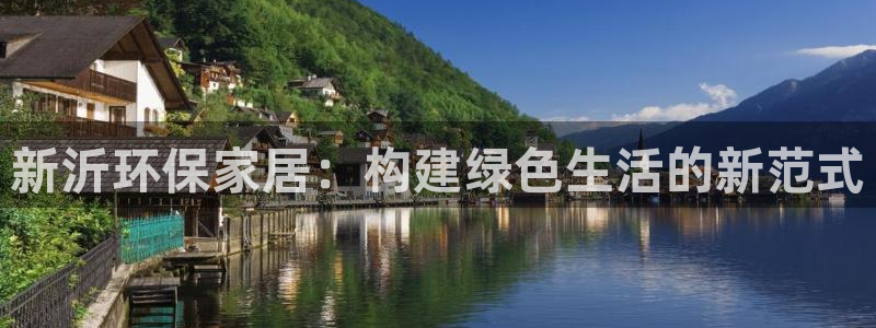 杏宇3代理：新沂环保家居：构建绿色生活的新范式